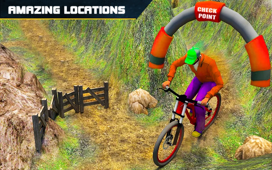 BMX Boy Bike Stunt Rider Game (БМХ)  [МОД Mega Pack] Screenshot 4