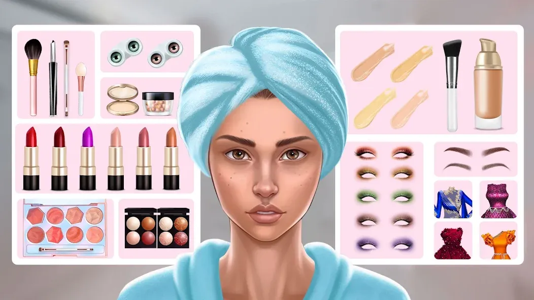 DIY Makeup: Beauty Makeup Game  [МОД Menu] Screenshot 4