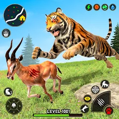 Взломанная Tiger Games: Tiger Sim Offline  [МОД Unlocked] - стабильная версия apk на Андроид