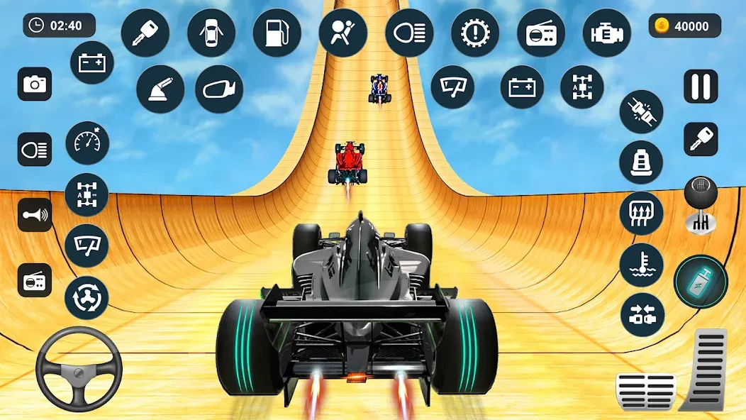 Formula Car Stunt - Car Games (Формула автомобиль трюк)  [МОД Все открыто] Screenshot 2