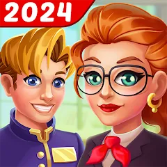 Взломанная Hotel Madness Grand Hotel (Хотел Маднес Гранд Отель)  [МОД Unlimited Money] - полная версия apk на Андроид