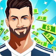 Скачать взломанную Idle Eleven - Soccer tycoon (Айдл Илевен)  [МОД Много денег] - полная версия apk на Андроид