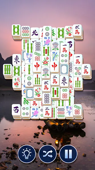 Mahjong Club - Solitaire Game  [МОД Mega Pack] Screenshot 2