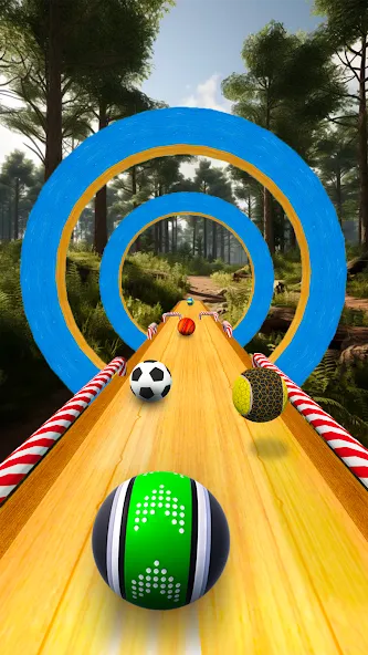 Fast Ball Jump - Going Ball 3d (Скай Болл Джамп)  [МОД Mega Pack] Screenshot 1