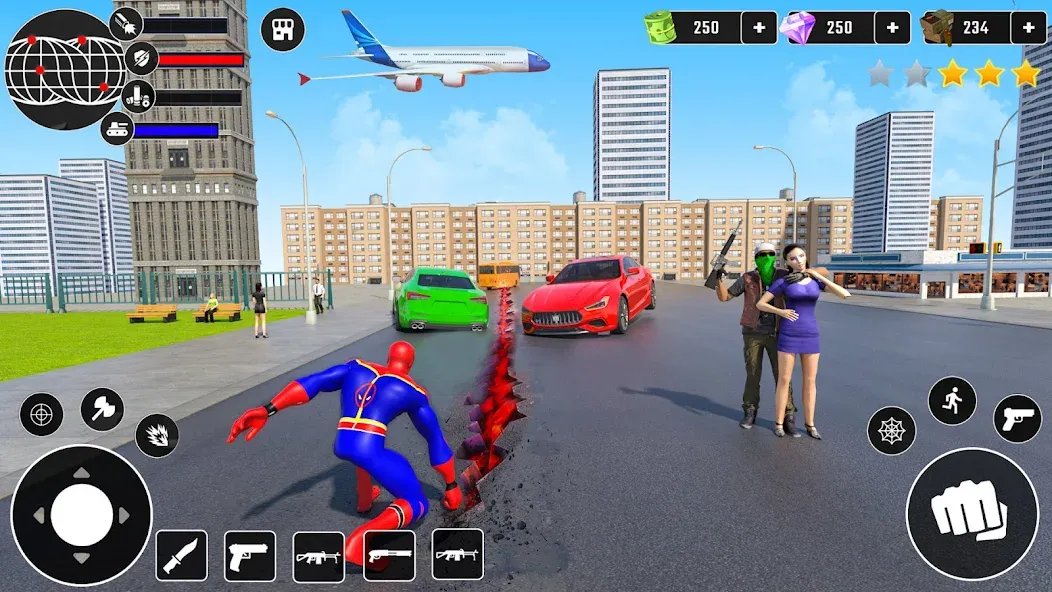 Miami Superhero: Spider Games  [МОД Бесконечные монеты] Screenshot 4