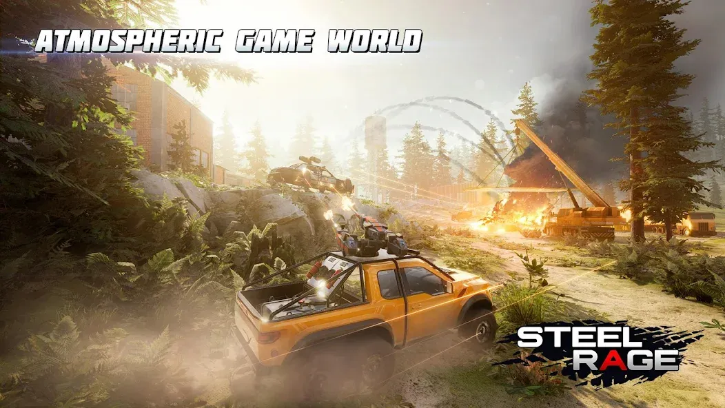 Steel Rage: Mech Cars PvP War (Стил Рейдж)  [МОД Unlimited Money] Screenshot 3