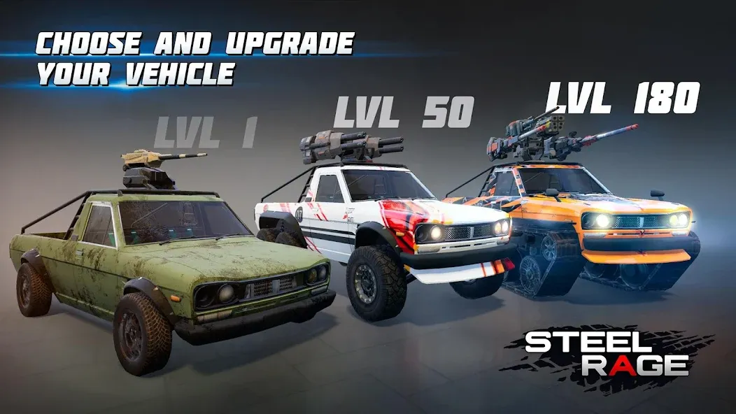 Steel Rage: Mech Cars PvP War (Стил Рейдж)  [МОД Unlimited Money] Screenshot 4