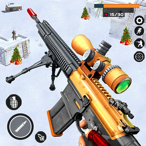 Banduk Game - Sniper Gun Games (Снайперская Война 3D)  [МОД Unlocked] Screenshot 1