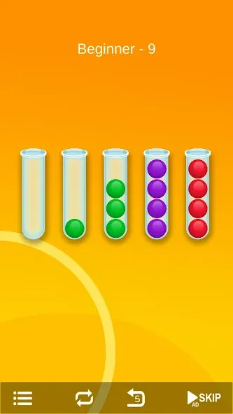 Ball Sort - Bubble Sort Puzzle (Болл Сорт)  [МОД Все открыто] Screenshot 4