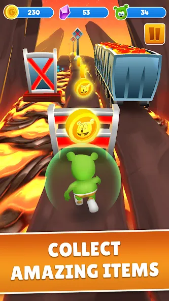 Gummy Bear Run: Running Games (Гамми Бер Ран)  [МОД Меню] Screenshot 4