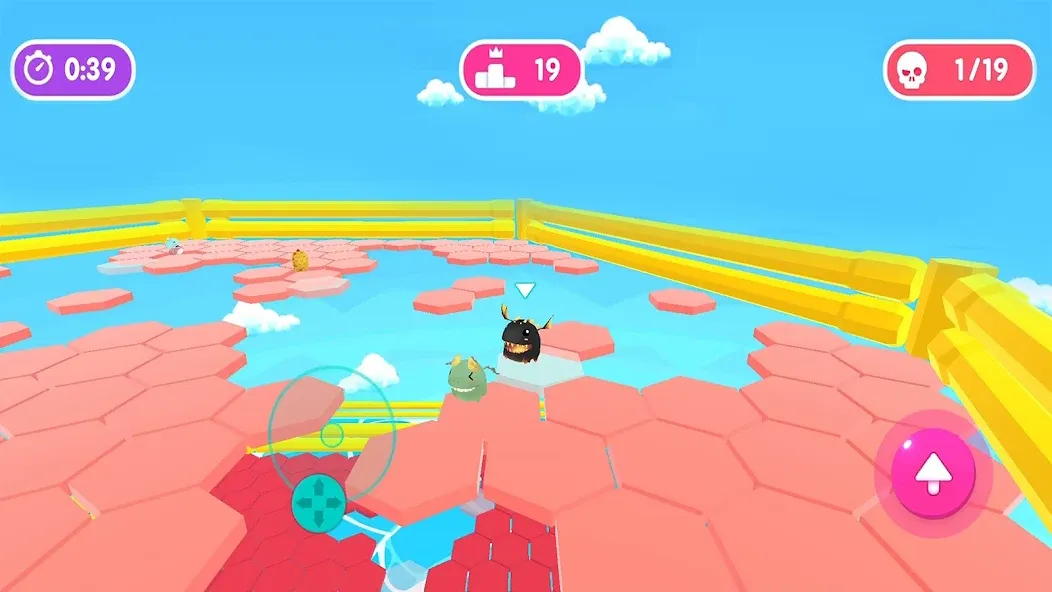 Fall.io - Race of Dino  [МОД Много денег] Screenshot 4