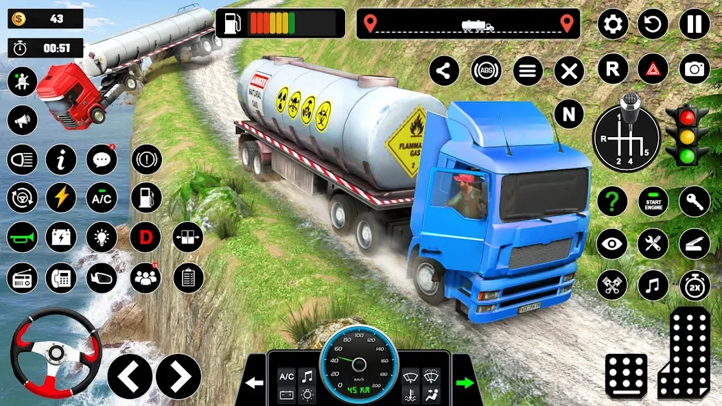 Oil Truck Games: Driving Games  [МОД Все открыто] Screenshot 5