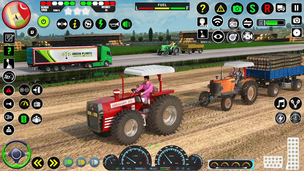 Farming Tractor Game Simulator (Фарминг Трактор Игра Симулятор)  [МОД Меню] Screenshot 4