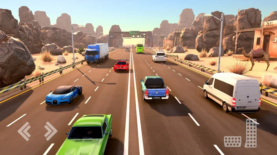 Real Highway Car Racing Games  [МОД Бесконечные деньги] Screenshot 2