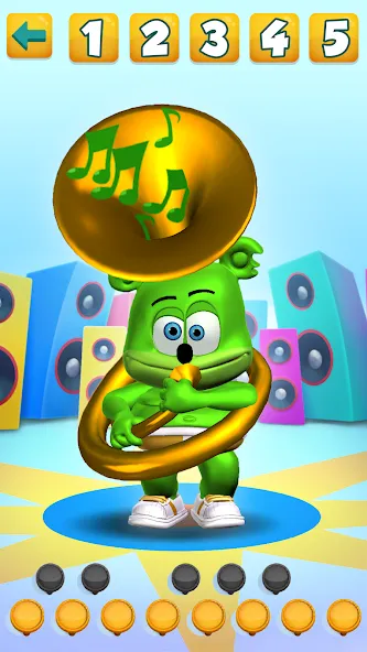 Talking Gummy Bear Kids Games  [МОД Меню] Screenshot 4