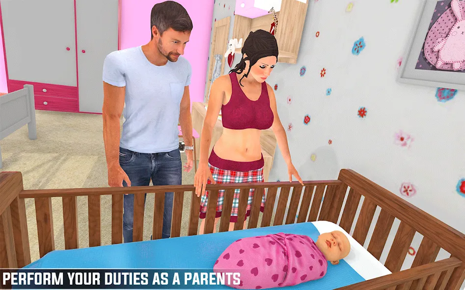 Pregnant Games Mommy Simulator  [МОД Unlocked] Screenshot 1