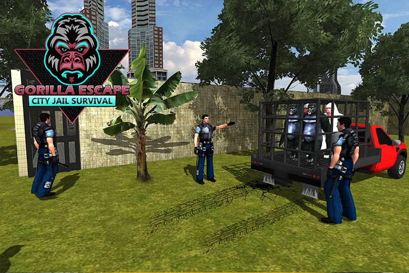 Gorilla Smash City Escape Jail  [МОД Menu] Screenshot 5