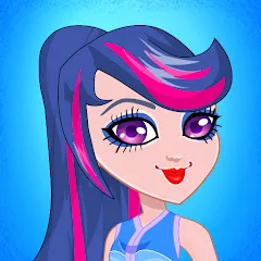 Скачать взломанную Pony College Student Dress Up (Пони Студент Колледжа Одеваются)  [МОД Меню] - стабильная версия apk на Андроид