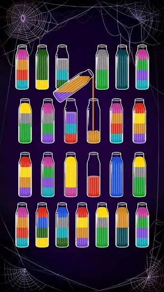 Soda Sort: Water Color Puzzle (Сода Сорт)  [МОД Бесконечные деньги] Screenshot 2