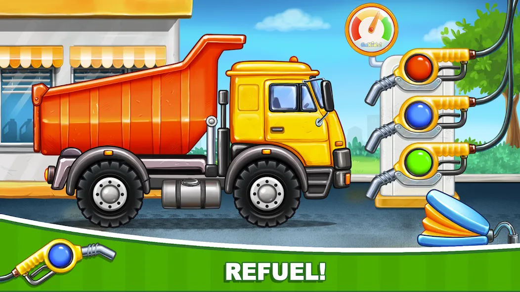 Car games Bulldozer for kids 5  [МОД Бесконечные деньги] Screenshot 2