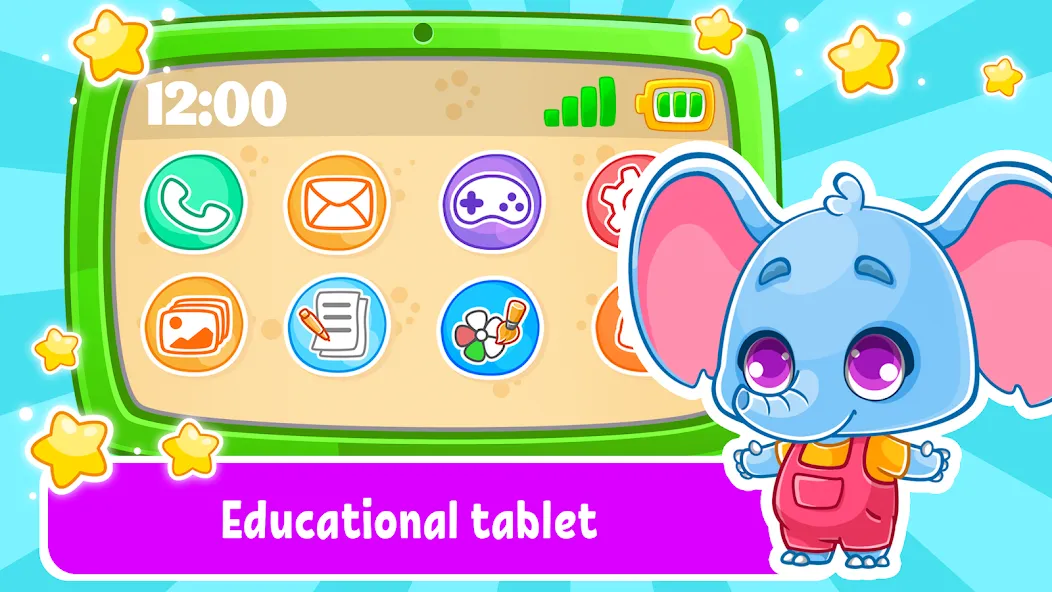 Babyphone & tablet: baby games  [МОД Menu] Screenshot 1