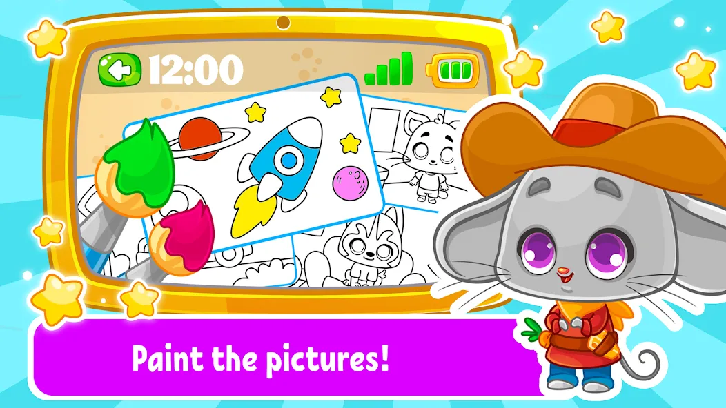 Babyphone & tablet: baby games  [МОД Menu] Screenshot 3