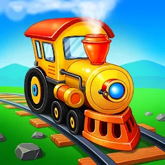 Взломанная Train Games for Kids: station  [МОД Unlimited Money] - полная версия apk на Андроид