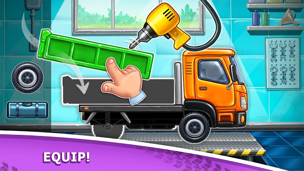 Truck games - build a house  [МОД Бесконечные деньги] Screenshot 1