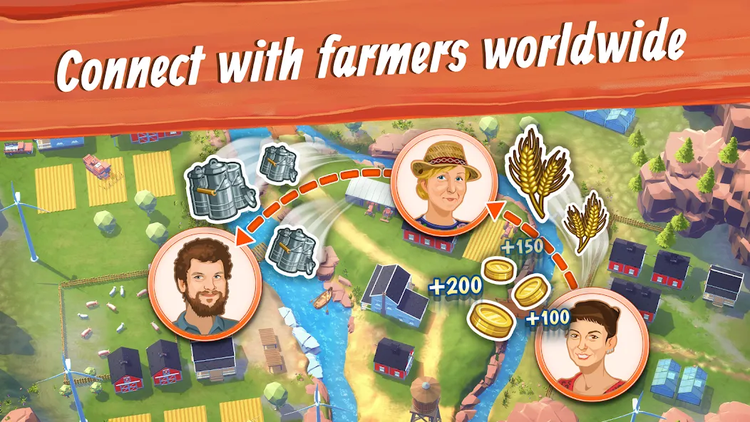 Big Farm: Mobile Harvest (Биг Фарм)  [МОД Mega Pack] Screenshot 5