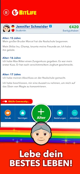BitLife DE - Lebenssimulation (Битлайф ДЕ)  [МОД Много денег] Screenshot 4