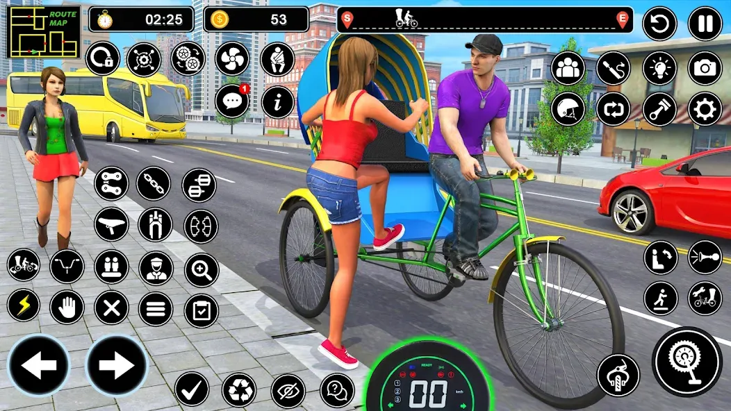 BMX Cycle Games 3D Cycle Race (игры на велосипеде 3D гонка)  [МОД Меню] Screenshot 2