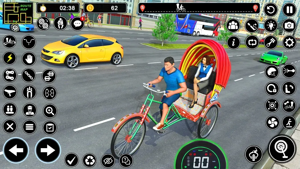 BMX Cycle Games 3D Cycle Race (игры на велосипеде 3D гонка)  [МОД Меню] Screenshot 3