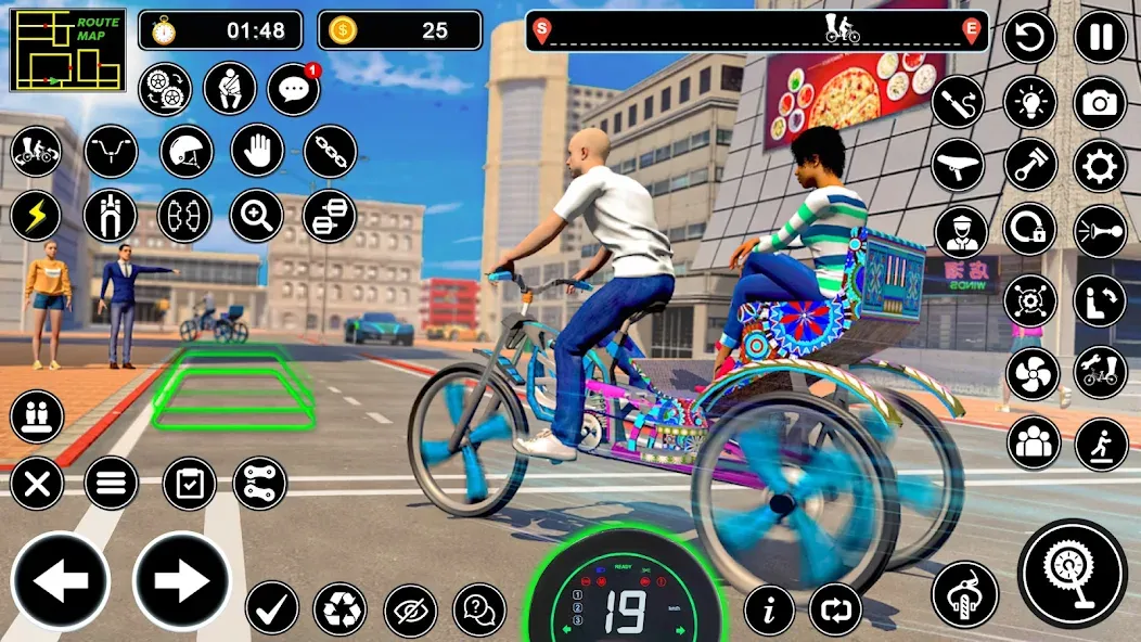 BMX Cycle Games 3D Cycle Race (игры на велосипеде 3D гонка)  [МОД Меню] Screenshot 4