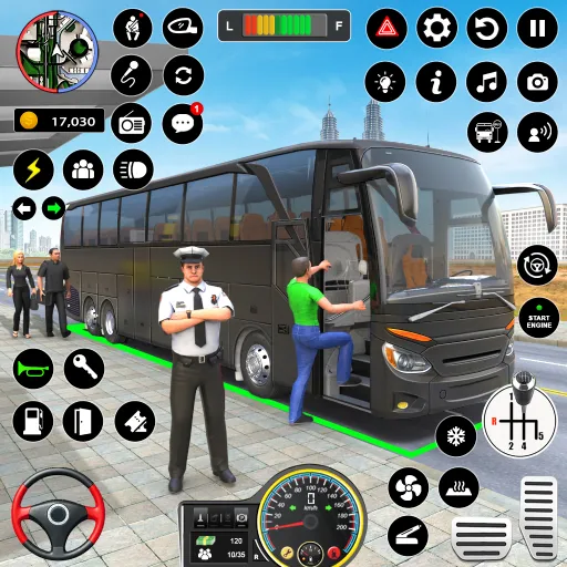 Bus Simulator - Driving Games  [МОД Mega Pack] Screenshot 1