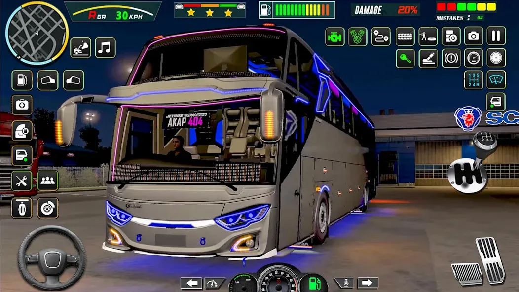 Public Coach Bus Driving Game (Паблик Коуч Бас Драйвинг Гейм)  [МОД Много монет] Screenshot 1