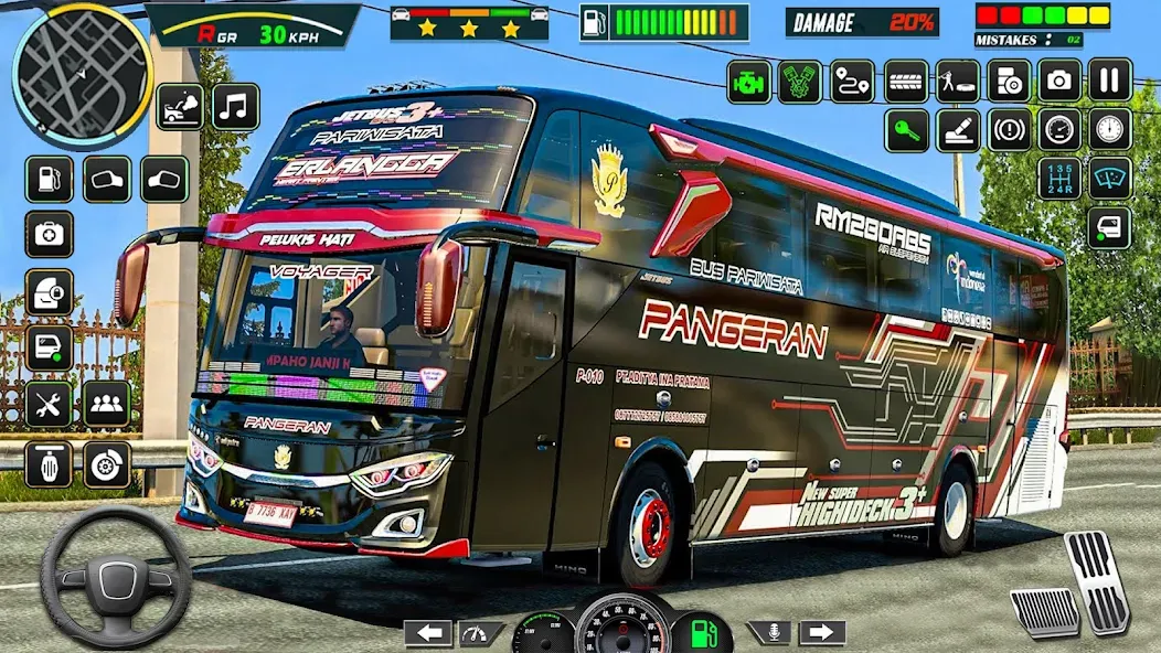 Public Coach Bus Driving Game (Паблик Коуч Бас Драйвинг Гейм)  [МОД Много монет] Screenshot 3