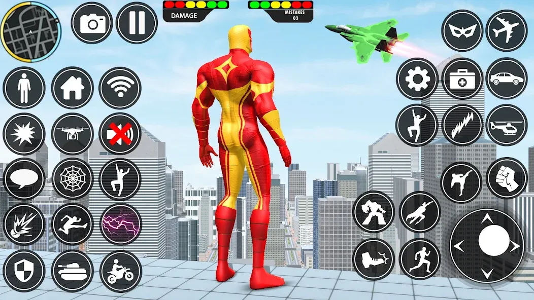 Rope Hero: Speed Hero Games (Роуп Хиро)  [МОД Бесконечные монеты] Screenshot 2