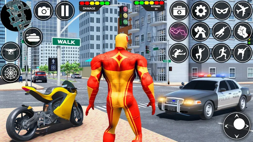 Rope Hero: Speed Hero Games (Роуп Хиро)  [МОД Бесконечные монеты] Screenshot 3