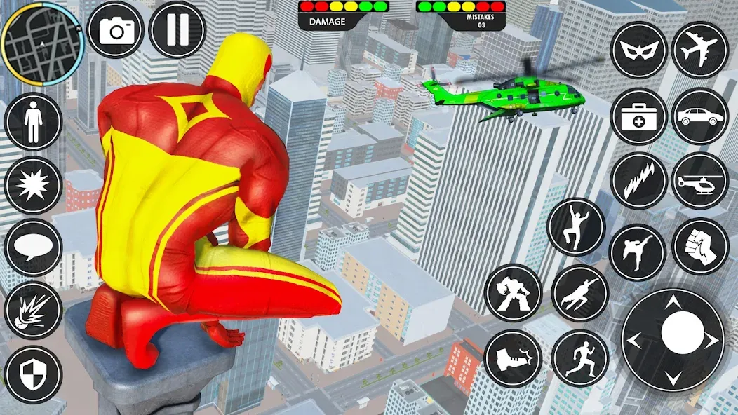 Rope Hero: Speed Hero Games (Роуп Хиро)  [МОД Бесконечные монеты] Screenshot 5