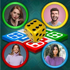 Взлом Multiplayer Dice Ludo Games (Мультиплеер Дайс Лудо Игры)  [МОД Бесконечные монеты] - стабильная версия apk на Андроид