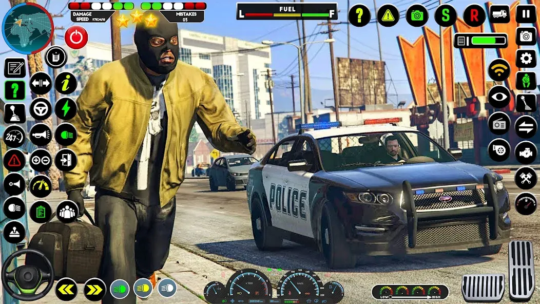 NYPD Police Car Parking Game  [МОД Много монет] Screenshot 5