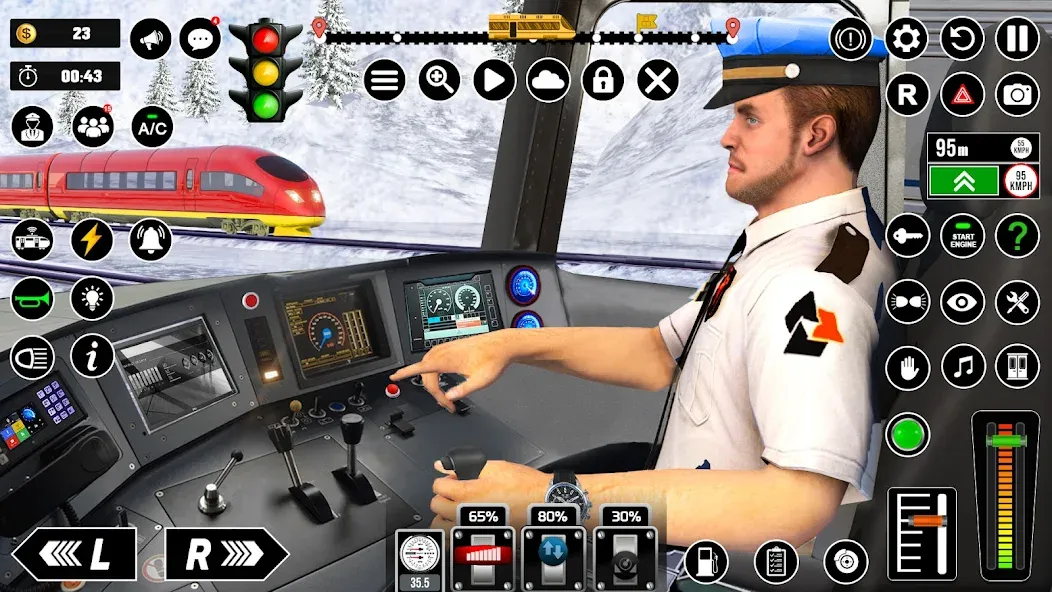 Railway Train Simulator Games  [МОД Menu] Screenshot 1