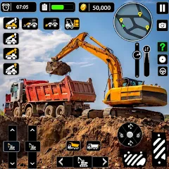 Взломанная Snow Offroad Construction Game  [МОД Бесконечные монеты] - последняя версия apk на Андроид