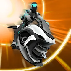 Взлом Gravity Rider: Space Bike Race (Гравити Райдер)  [МОД Много денег] - полная версия apk на Андроид