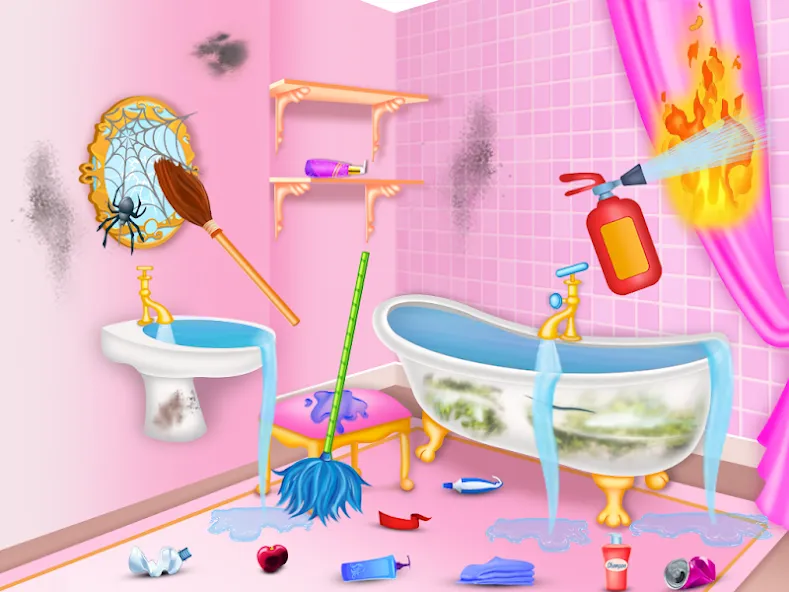 Princess house cleaning advent  [МОД Mega Pack] Screenshot 1