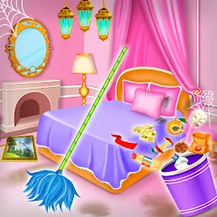 Скачать взлом Princess house cleaning advent  [МОД Mega Pack] - полная версия apk на Андроид