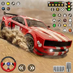 Скачать взлом Real Rally Drift & Rally Race (Риал Ралли)  [МОД Бесконечные деньги] - последняя версия apk на Андроид