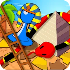 Скачать взломанную Snakes and Ladders (Змеи и лестницы)  [МОД Бесконечные деньги] - последняя версия apk на Андроид