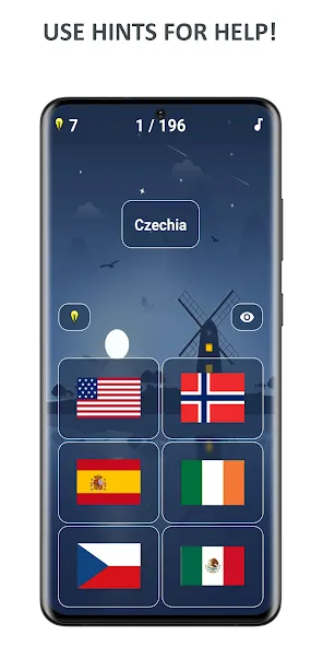 Flags of World Countries Quiz  [МОД Unlimited Money] Screenshot 4