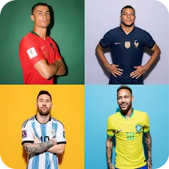 Скачать взломанную Guess The Soccer Player Quiz  [МОД Menu] - последняя версия apk на Андроид